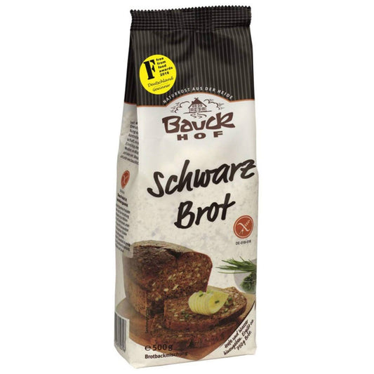 German Black Bread Flour Bauck Hof 500g Gluten-Free
