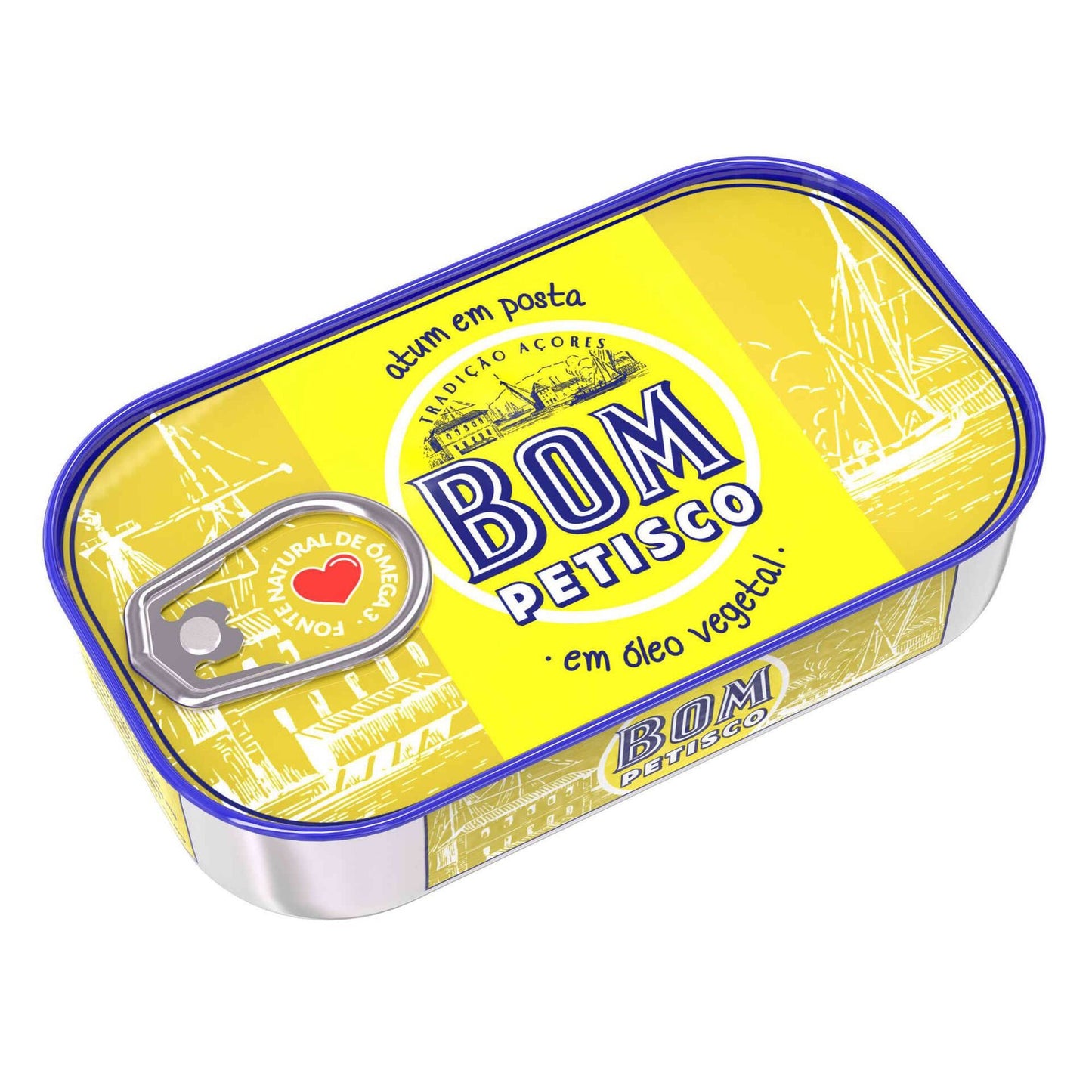 Tuna in Gluten-Free Oil Bom Petisco 120g