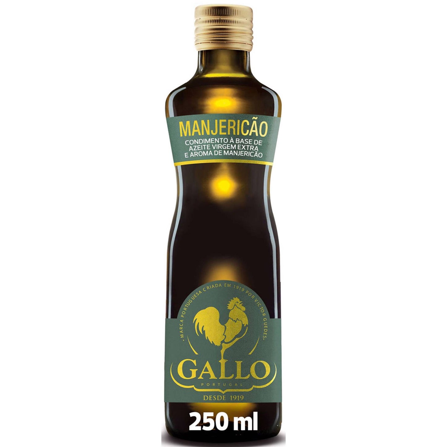 Basilikum-Aroma, natives Olivenöl extra, Gewürz Gallo, 250 ml