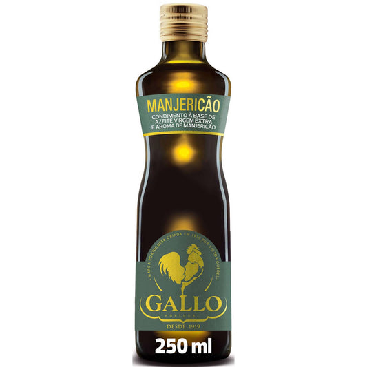 Basil Aroma Extra Virgin Olive Oil Condiment Gallo 250ml