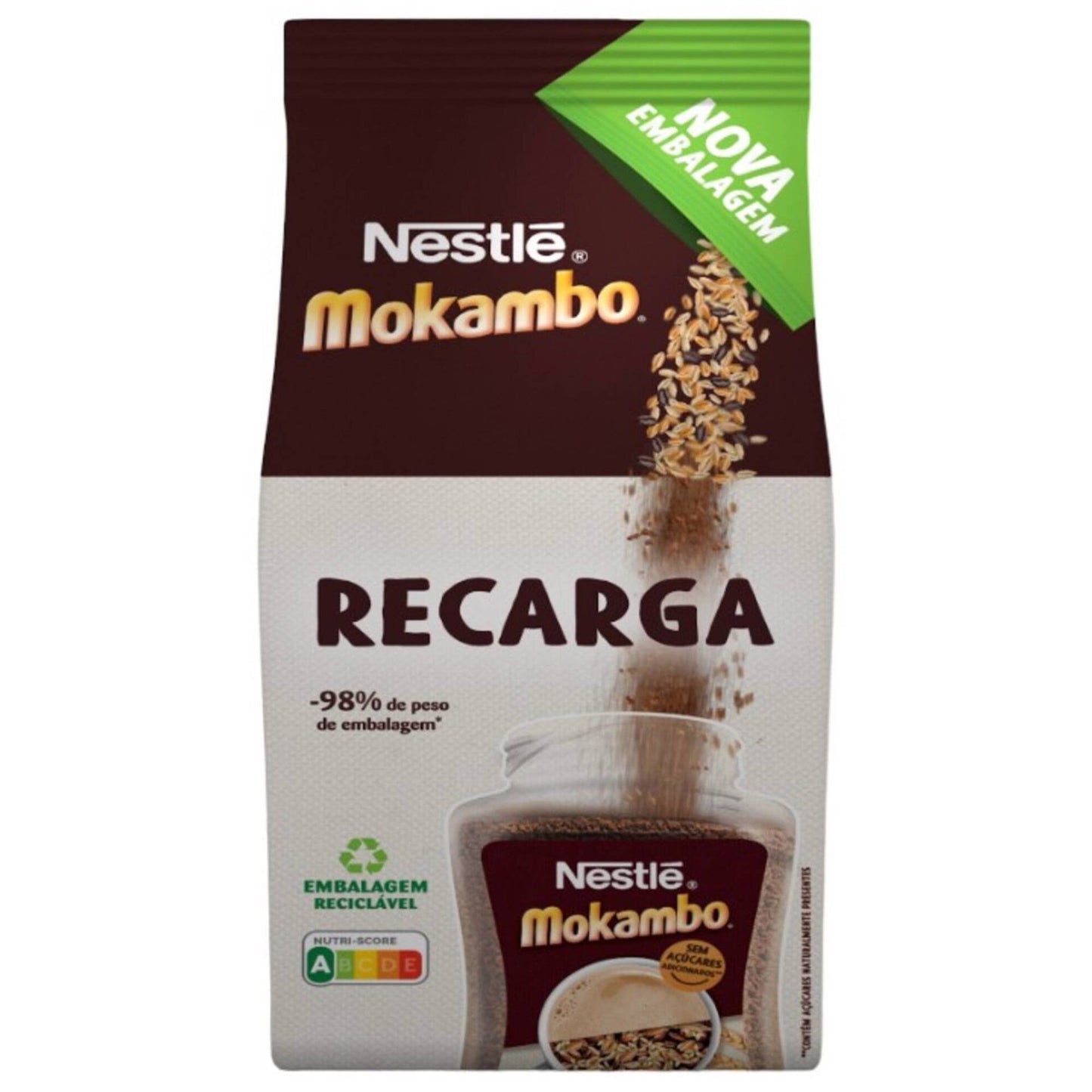 Refill Cereal and Coffee Drink 170g Mokambo