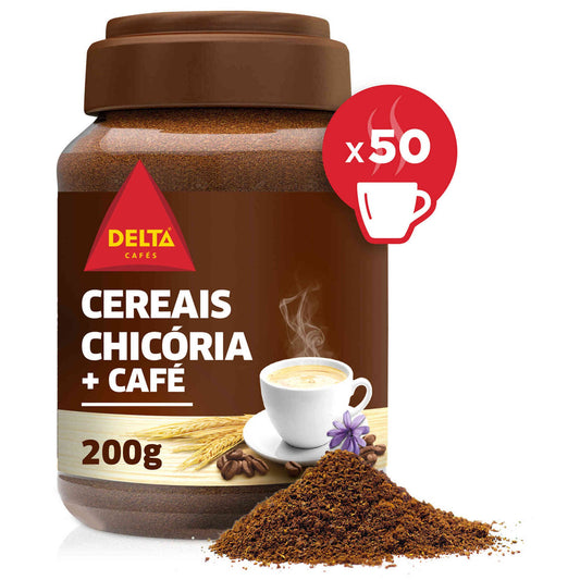 Chicory Cereal Drink with Coffee Delta 200 gr