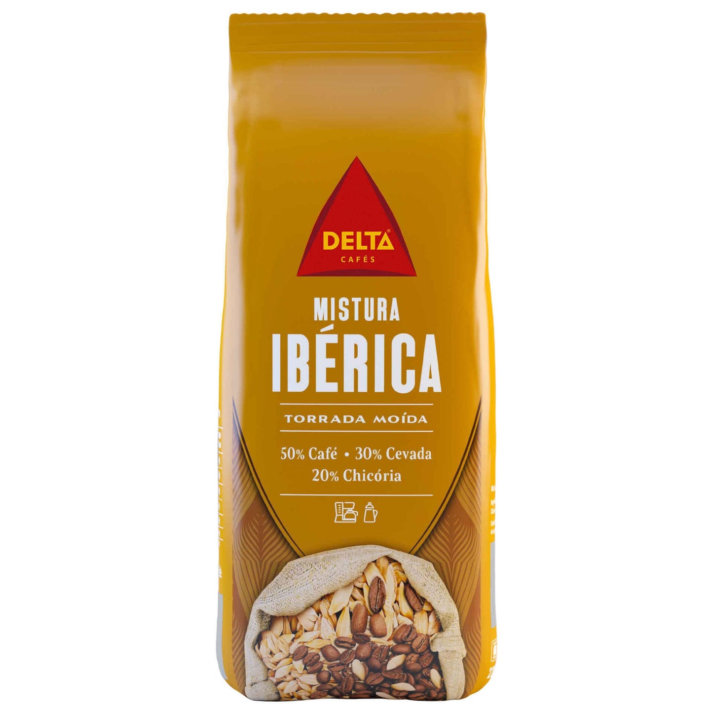 Bebida de Cereales de Achicoria con Café Mezcla Ibérica Molida Tostada Delta 220g