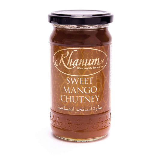 Sweet Mango Chutney Sauce in a Jar Khanum 350g