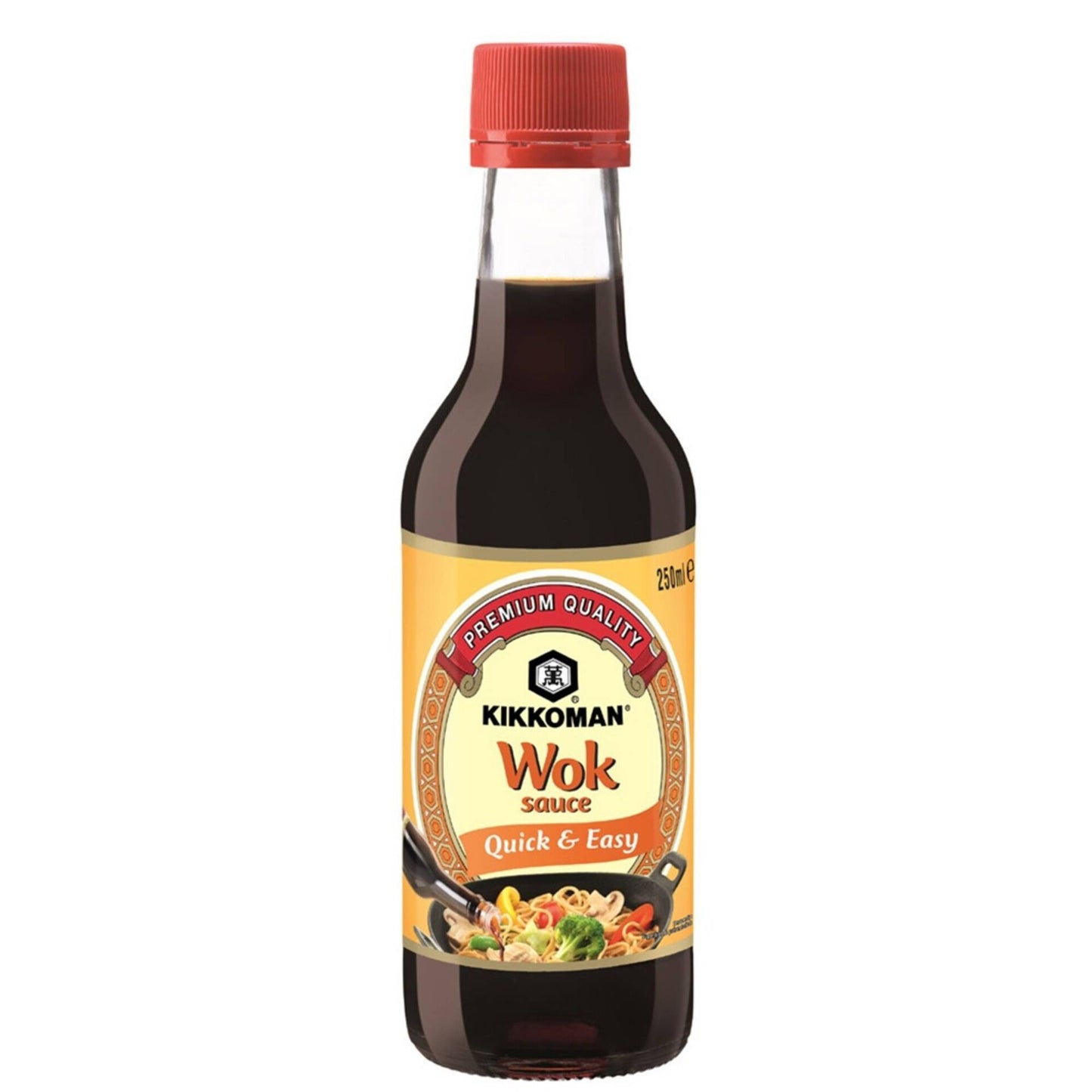 Salsa para wok Kikkoman – Botella de 250 ml | Cocina asiática rápida y sabrosa