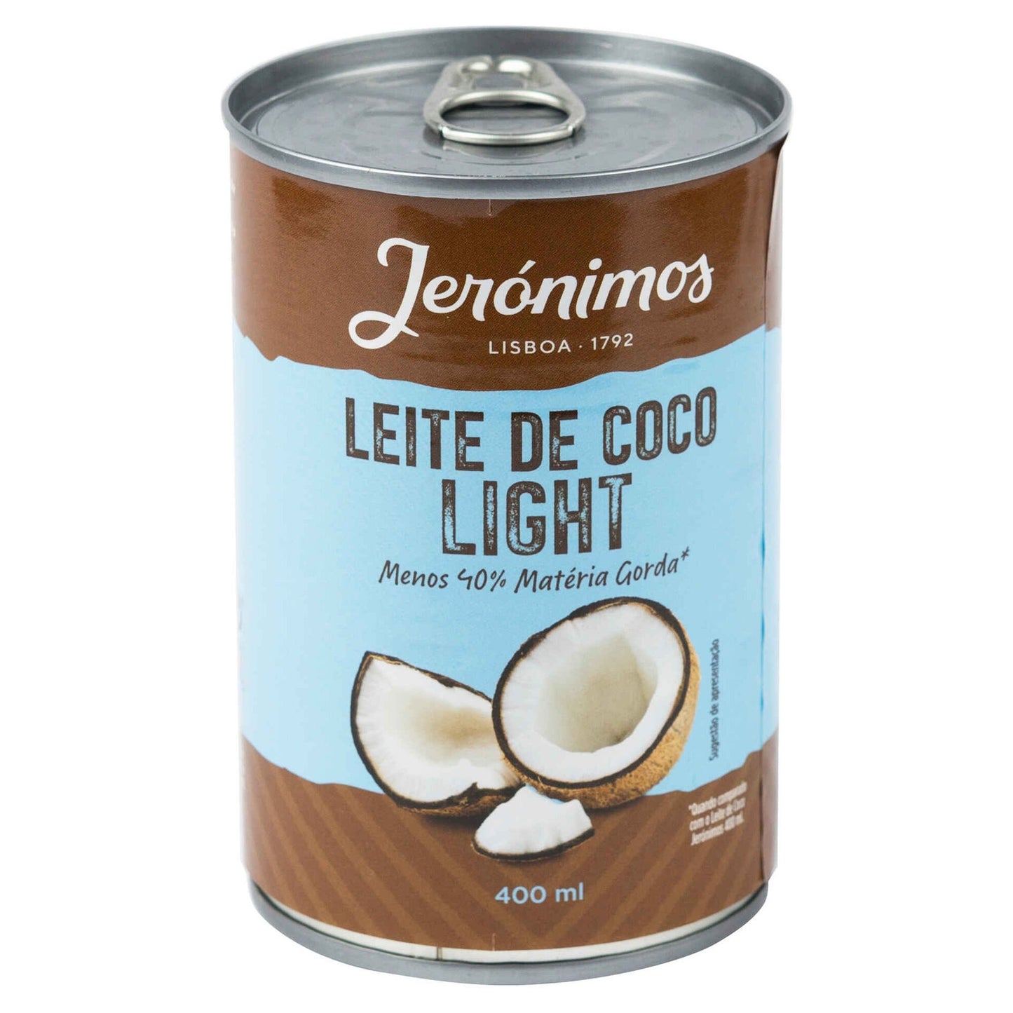 Jerónimos Light Coconut Milk – 400ml Can | Smooth & Creamy with Less Fat