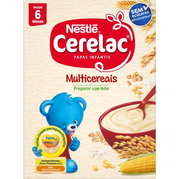 Nestle – Nestlé Cerelac Multicereal 6 Months 250g – 250 G – Oat Flakes and Porridge