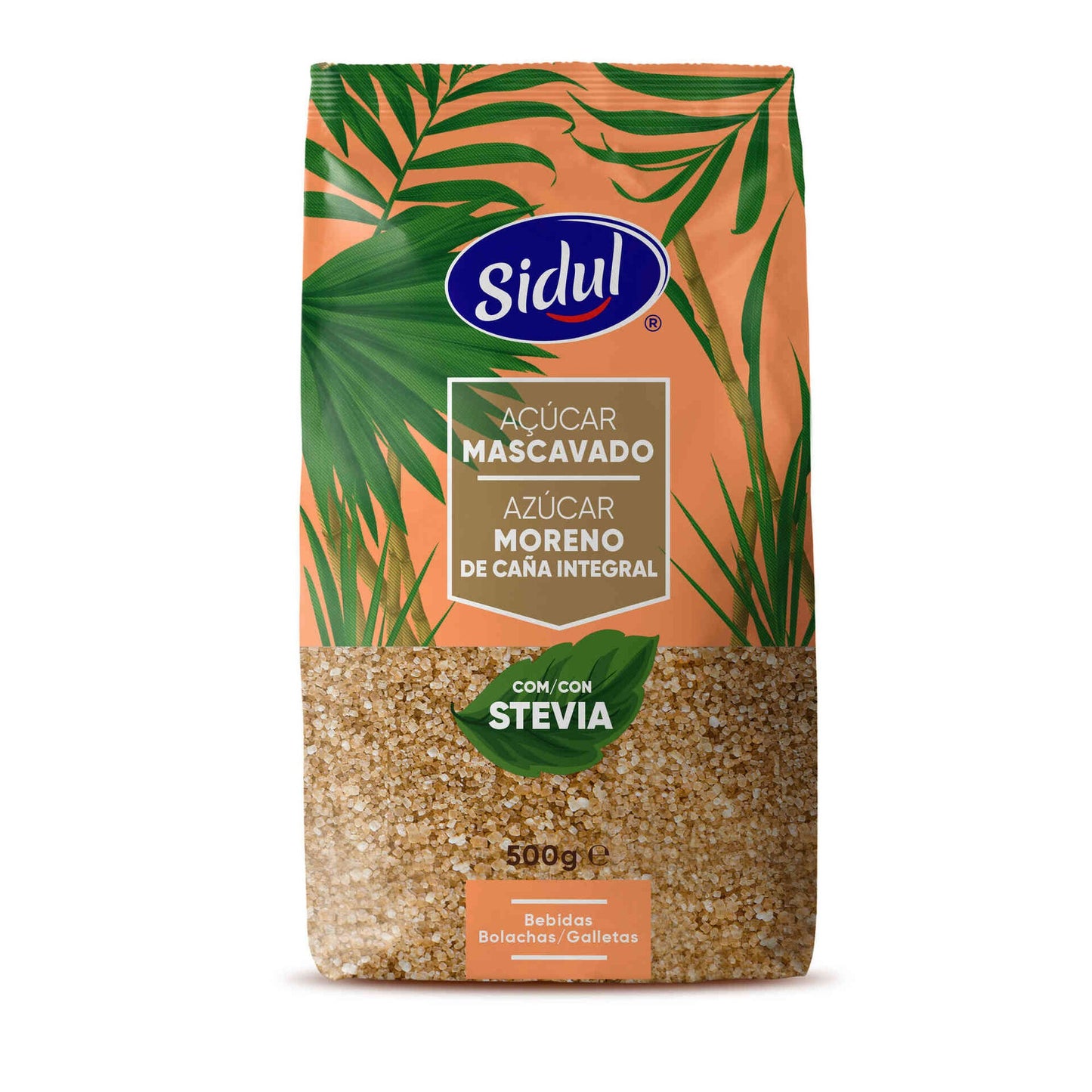 Brauner Zucker mit Stevia 500g