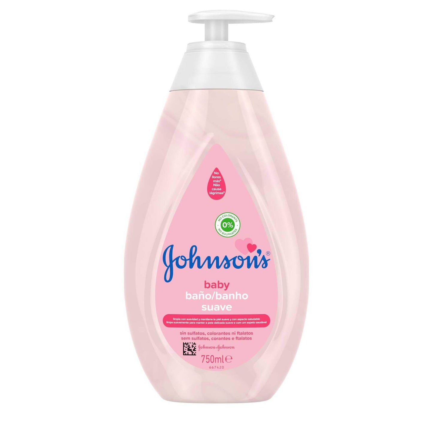 Johnson's Baby Sanftes Feuchtigkeits-Duschgel 750 ml – Sanfte tägliche Pflege