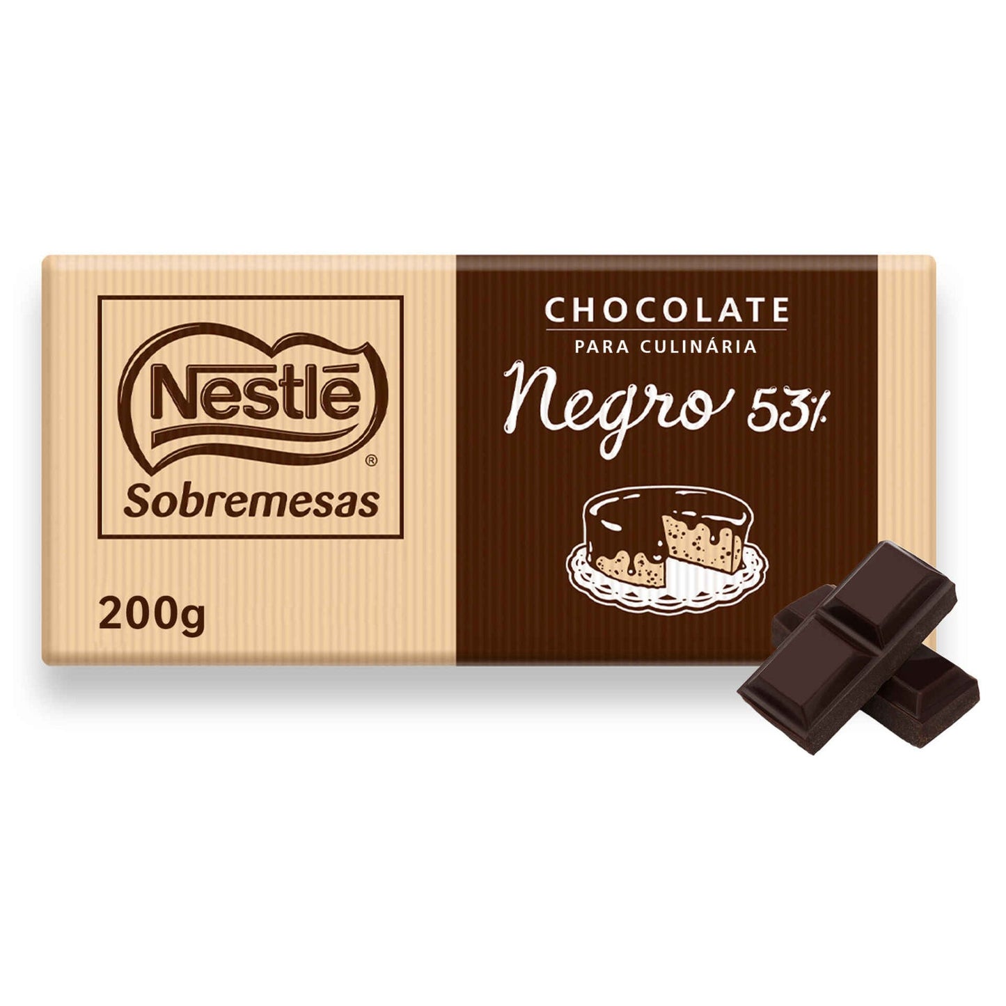 Nestlé Culinary Chocolate 53% Dark Desserts 200g