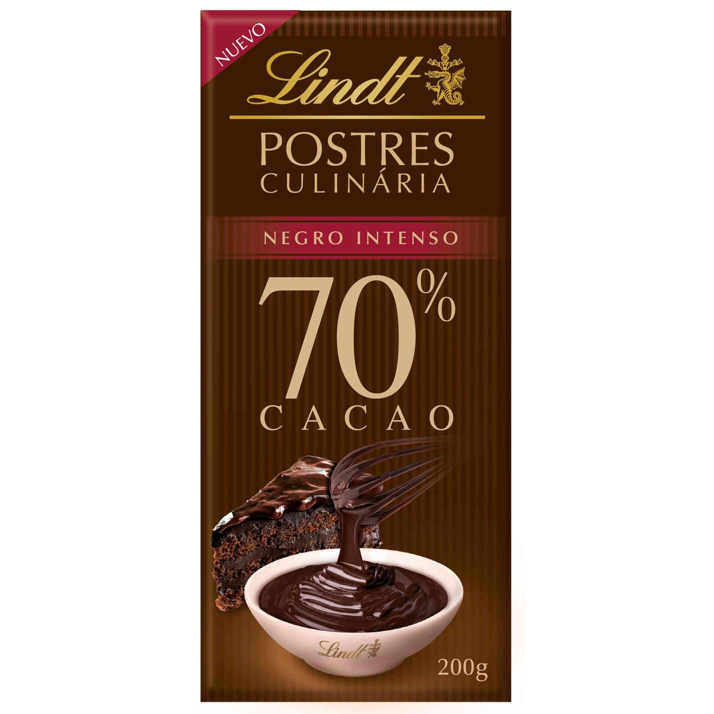 Culinary Chocolate 70% Cacao Lindt 200g