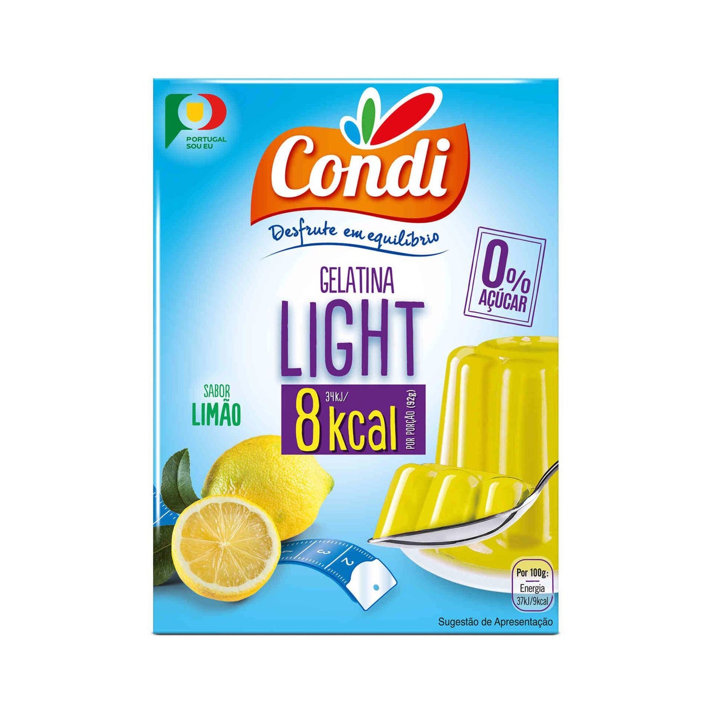 Zitronengelee Leichtes Gelatinepulver 30g