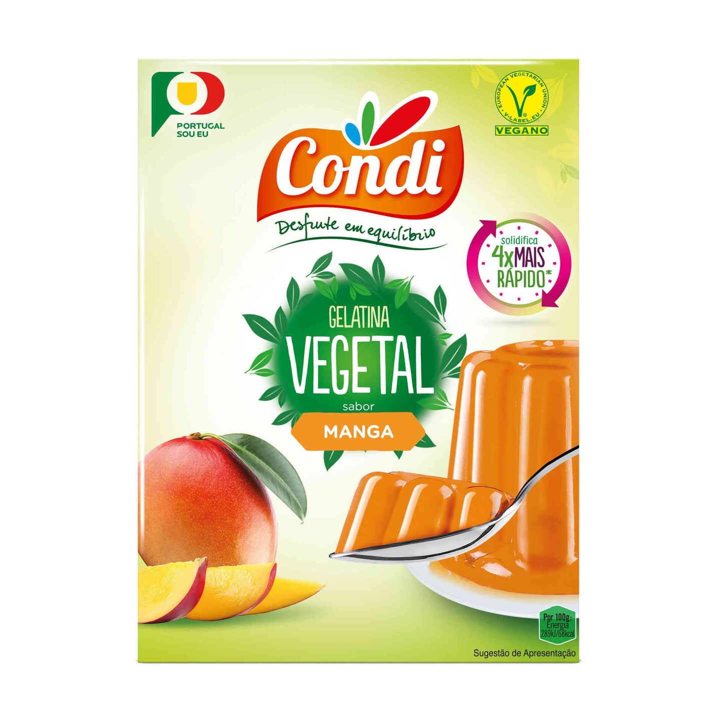 Mango Jelly Vegan Gelatin Condi 180g Vegan