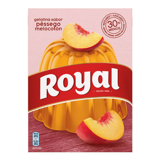 Peach Jelly Gelatin Powder Royal  114g