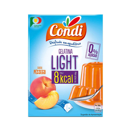 Jelly Light Peach Gelatin Powder Condi  2 x 15g
