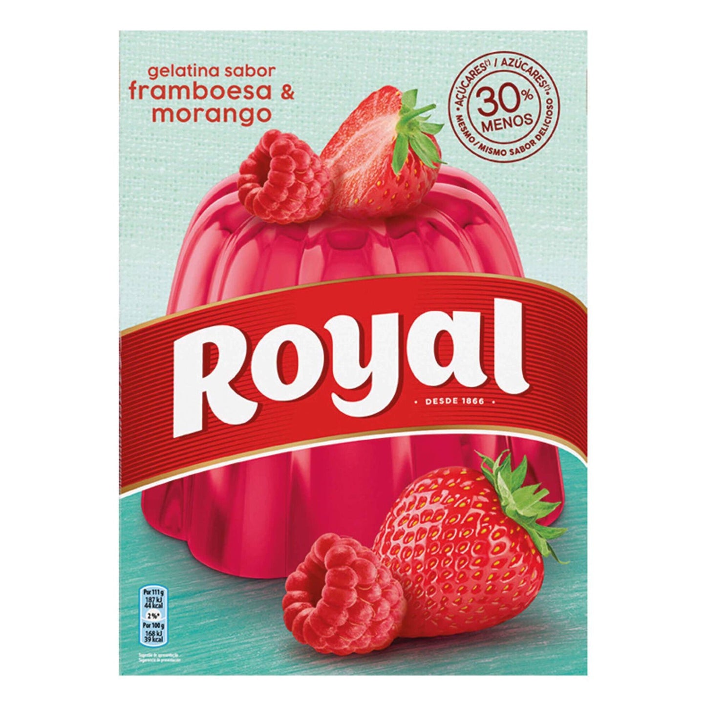 Strawberry and Raspberry Jelly Royal 114g