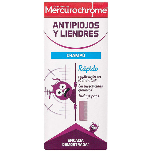 Anti-Lice and Nits Shampoo Mercurochrome 125ml