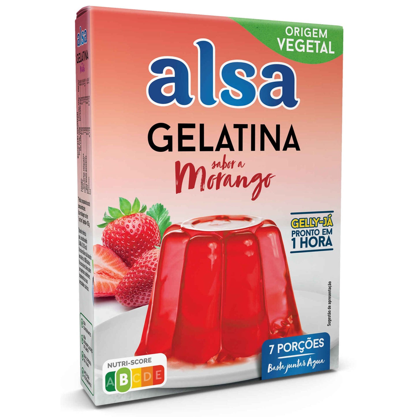 Strawberry Jelly Powder Jello Alsa 105g Vegan
