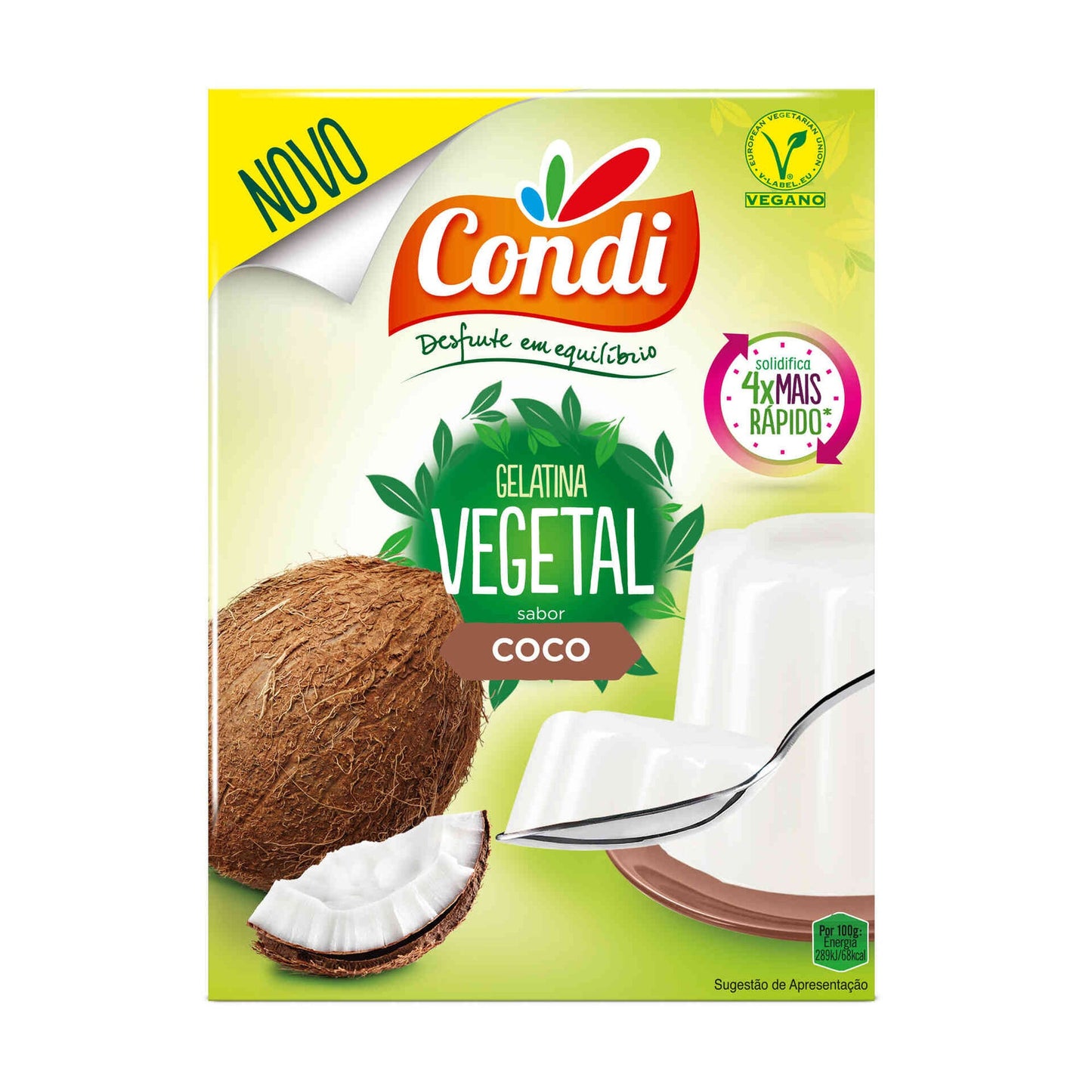 Coconut Jello Gelatin Jelly Condi 180g Vegan