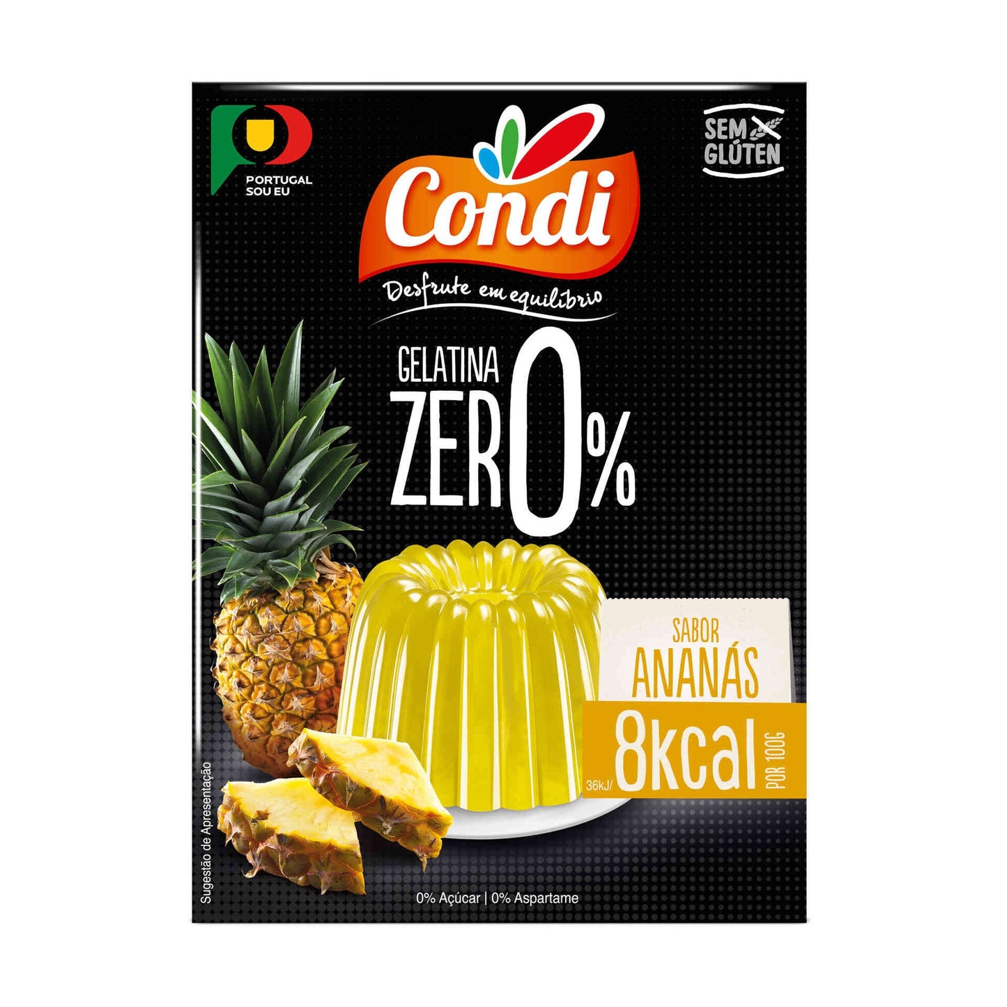 Pineapple Jelly Gelatin Powder Condi 28g Zero Sugar