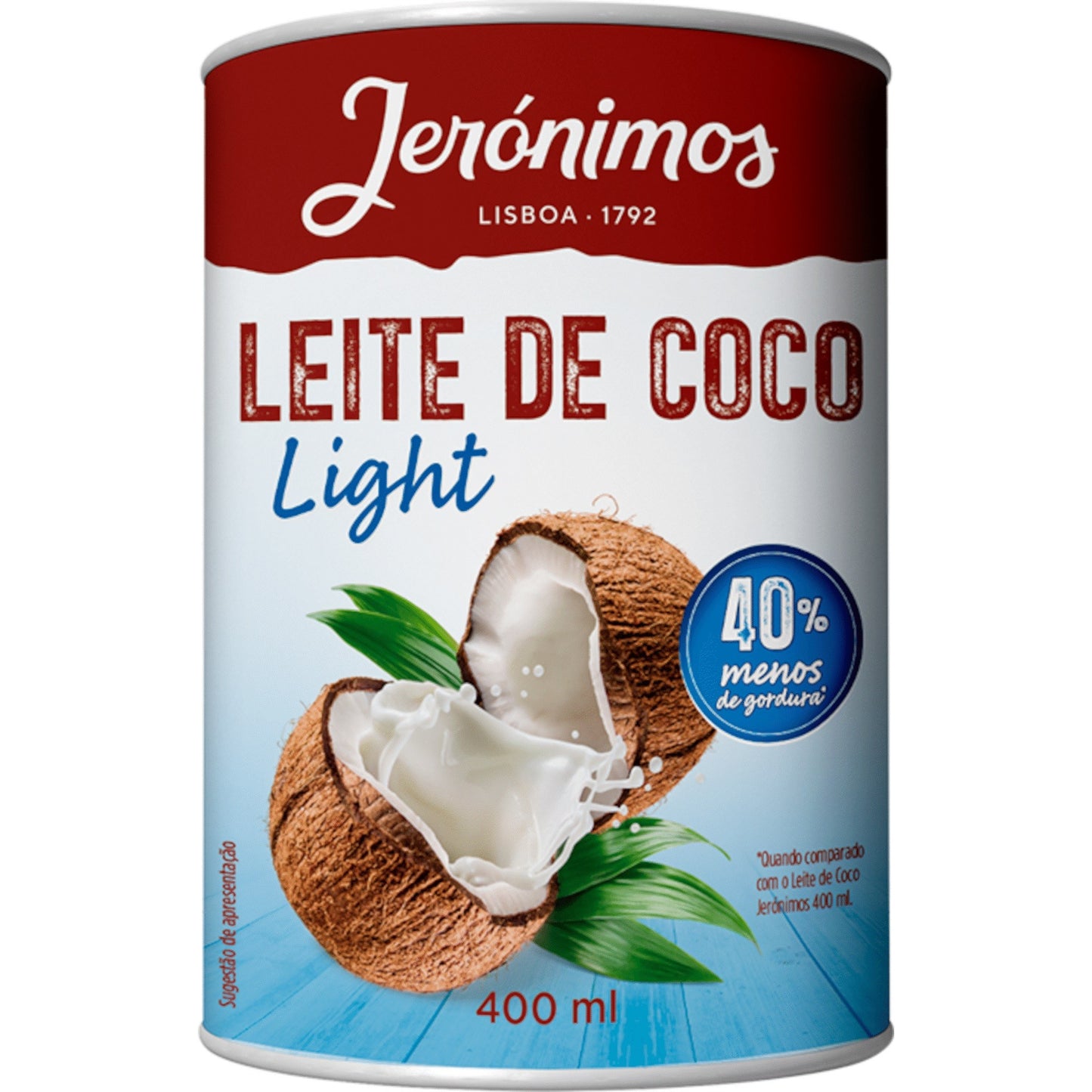 Light Coconut Milk Jerónimos 400ml