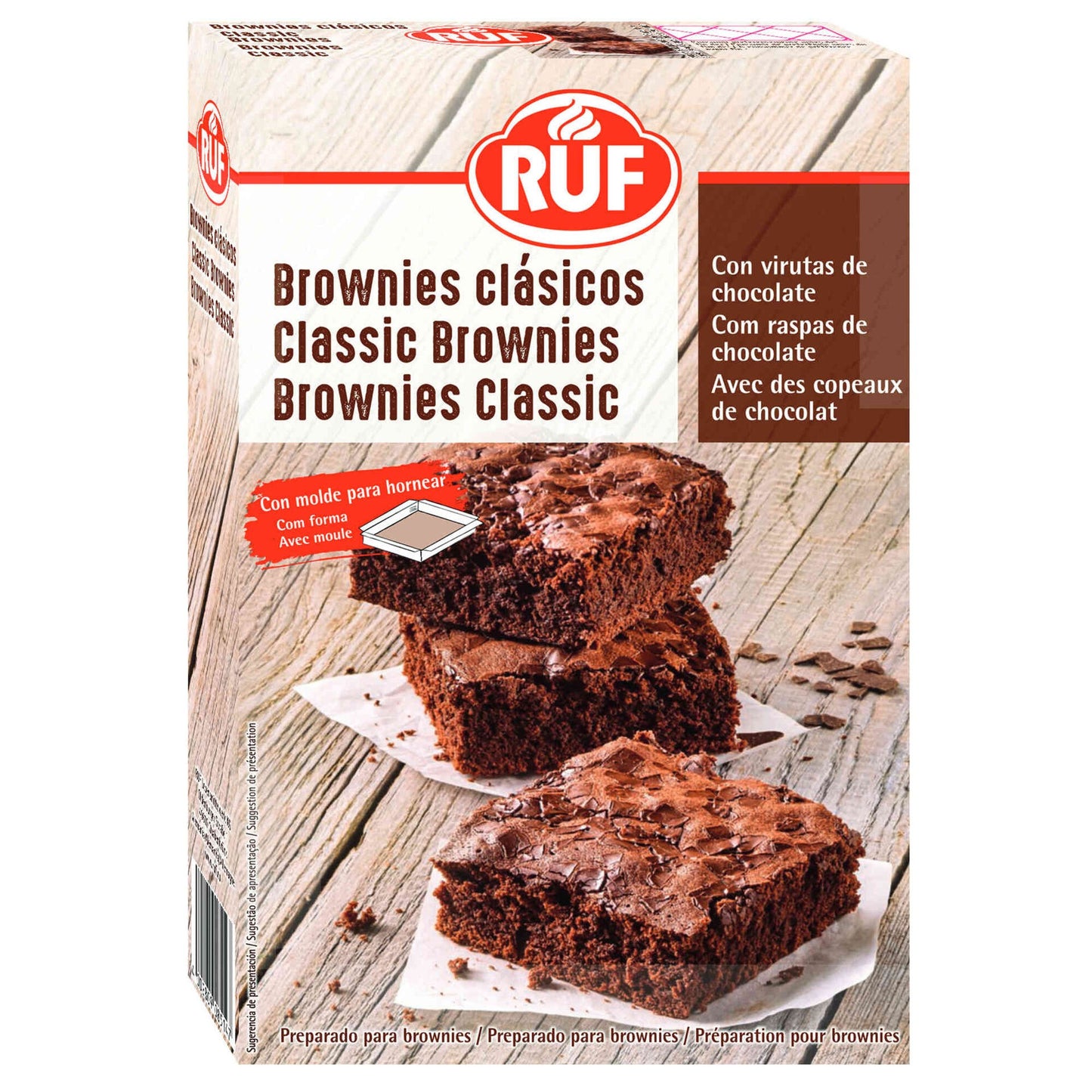 Brownies Classic Mix 366g RUF – Fudgy & Chocolatey Perfection