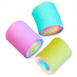 Chamallows Tubular Colors per 25 Marshmallows – Soft Marshmallows – Share Bag