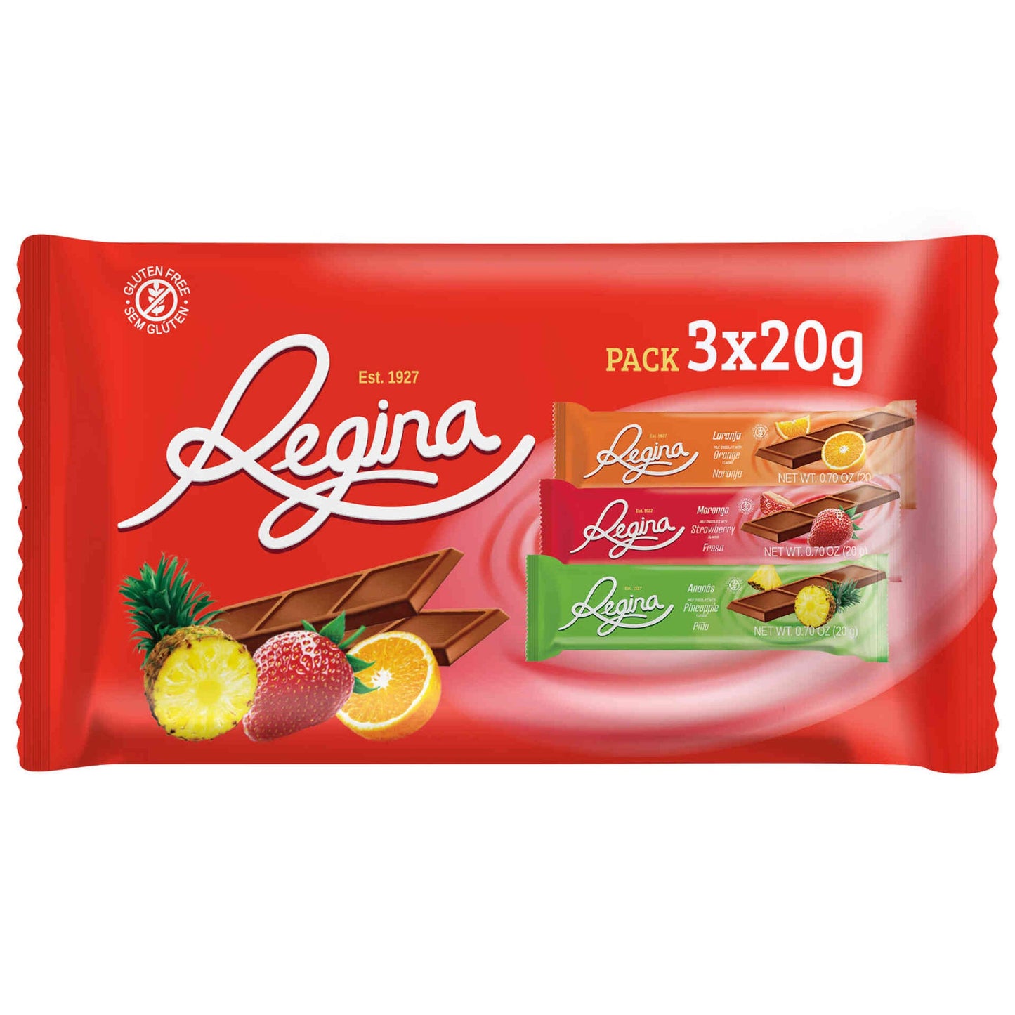 Regina Chocolate with Fruit 3x20g