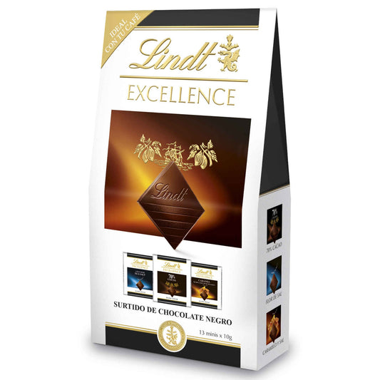 Lindt Excellence Mini Assorted Chocolate Tablets 130g