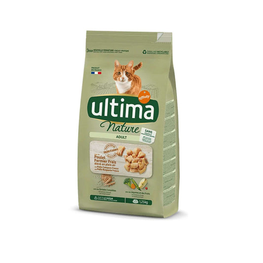 Chicken Adult Cat Food Ultima Nature 1,25 kg