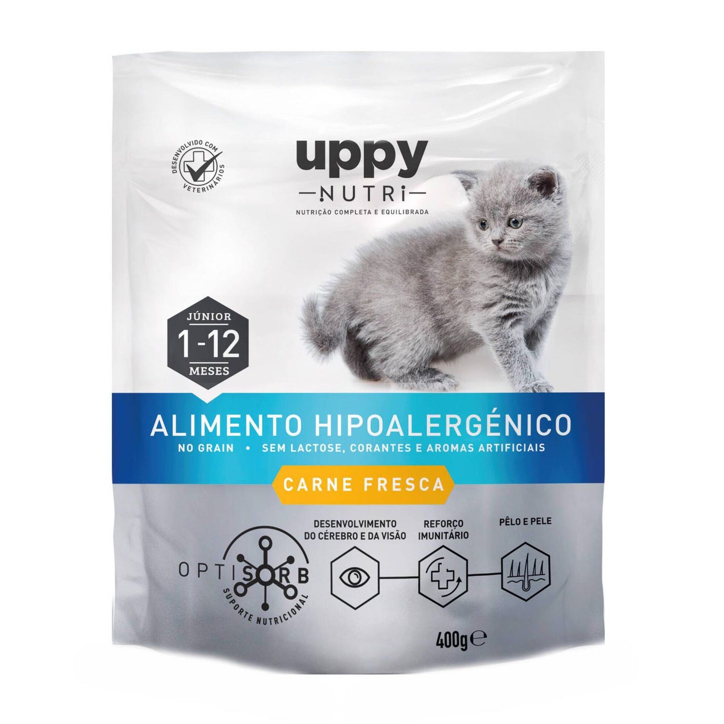 Nutri Junior Katzenfutter ohne Getreide Huhn Uppy Nutri 400g