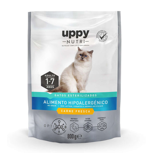 Adult Cat Food Sterilized Chicken Uppy Nutri 800 gr
