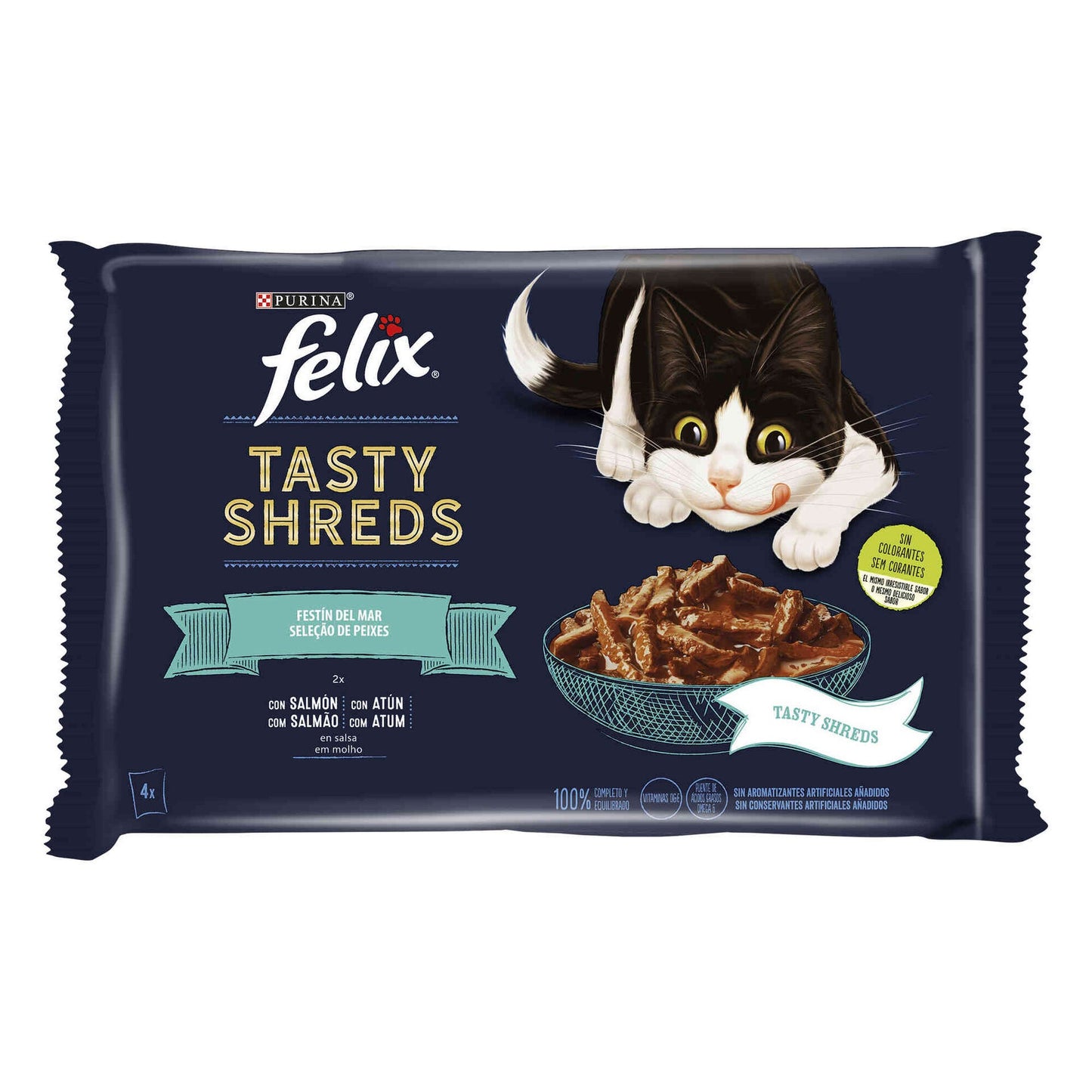 Fish Selection Tuna and Salmon Purina Felix 4 x 80g