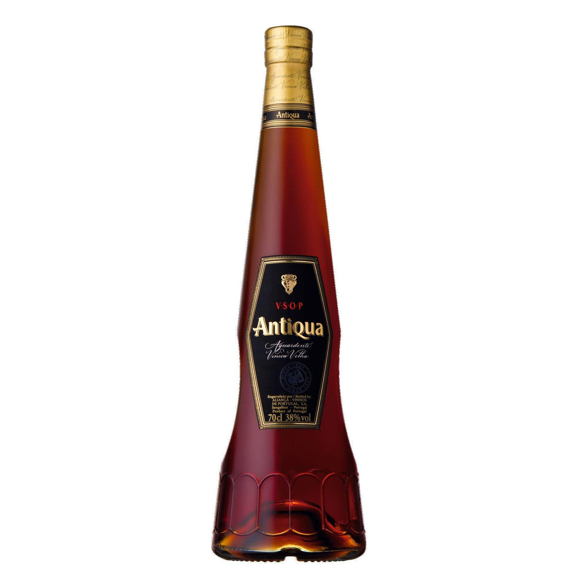 Antiqua VSOP Brandy 700ml 38% ABV Portuguese aged wine brandy matured five years in Portuguese oak with dried fruit and coffee notes
