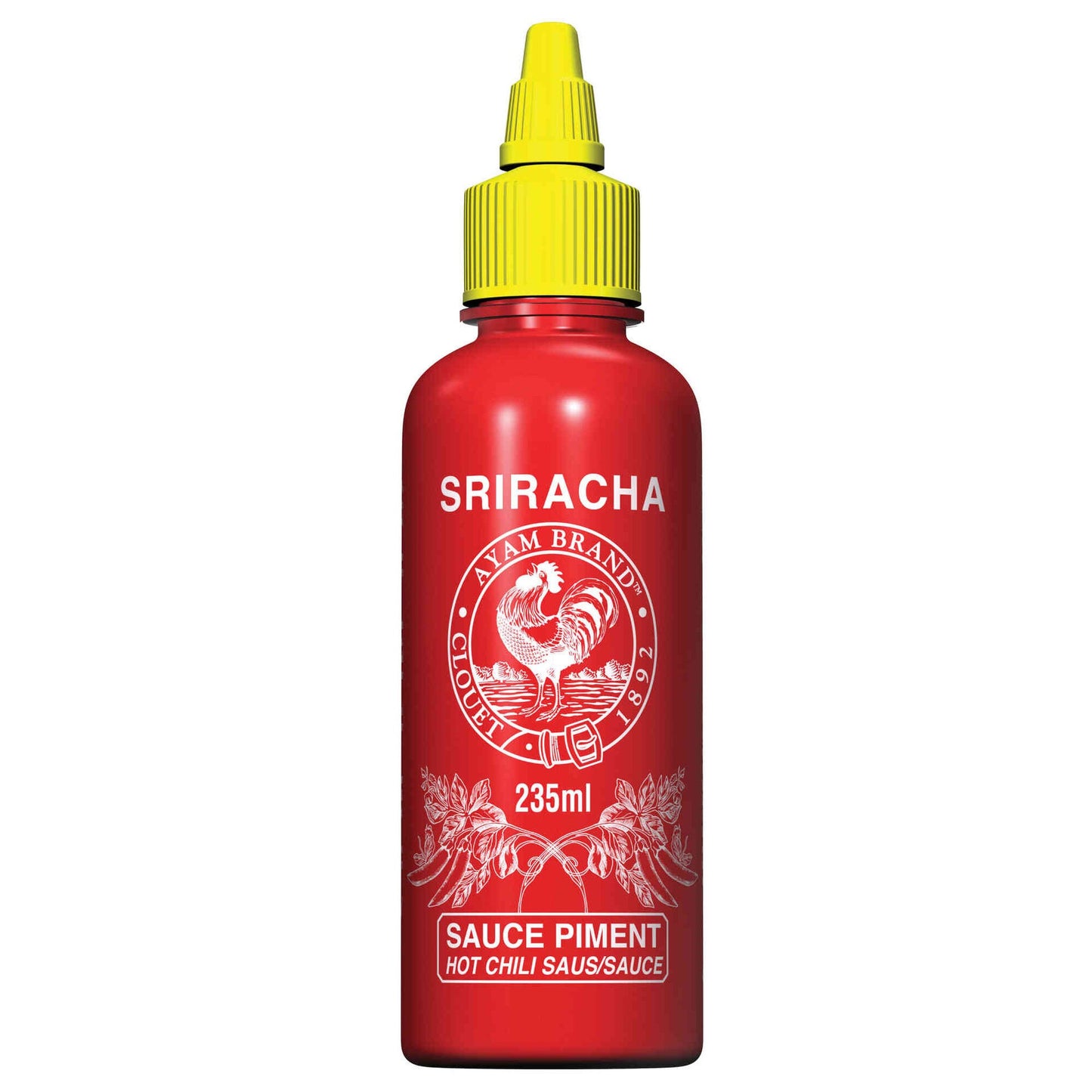 Ayam Sriracha Sauce 235 ml Thai chilli sauce fiery heat Asian cooking flavour booster