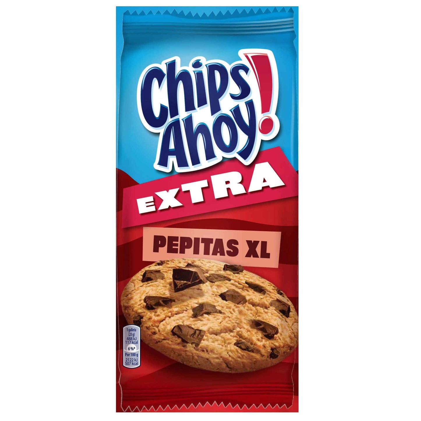 Chips Ahoy Extra XL Cookies 184g big crunchy chocolate chip biscuits – Biscuits and Rusks – South African Products