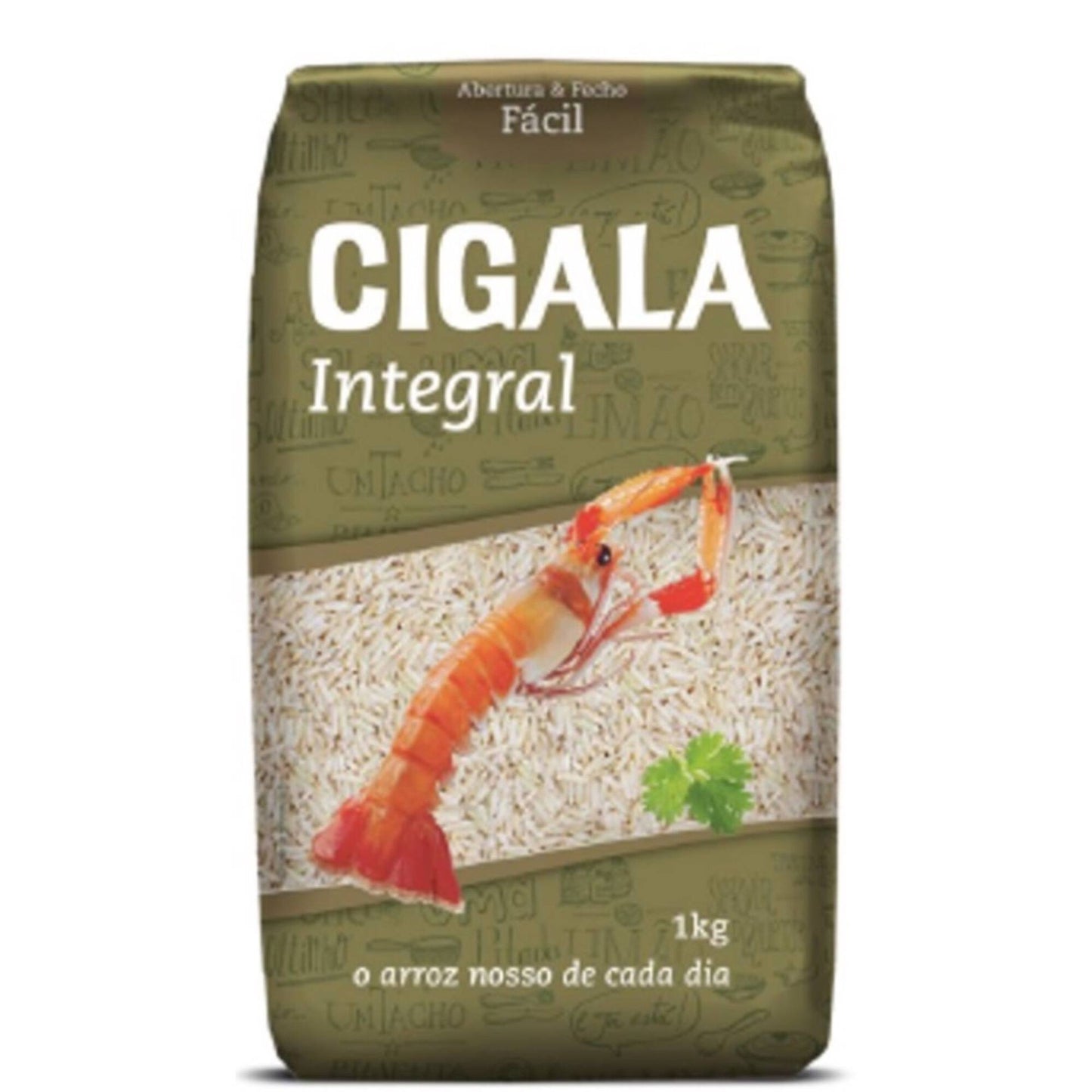 Cigala Whole Grain Long Grain Rice 1kg premium brown rice wholegrain rice healthy pantry essentials rice and grains