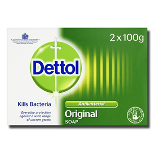 Dettol Bar Soap Twin Pack 200g antibacterial hygiene cleansing bars trusted protection soap
