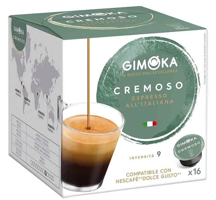 Gimoka Espresso Cremoso Dolce Gusto capsules creamy espresso coffee pods compatible coffee capsules and pods South African Products