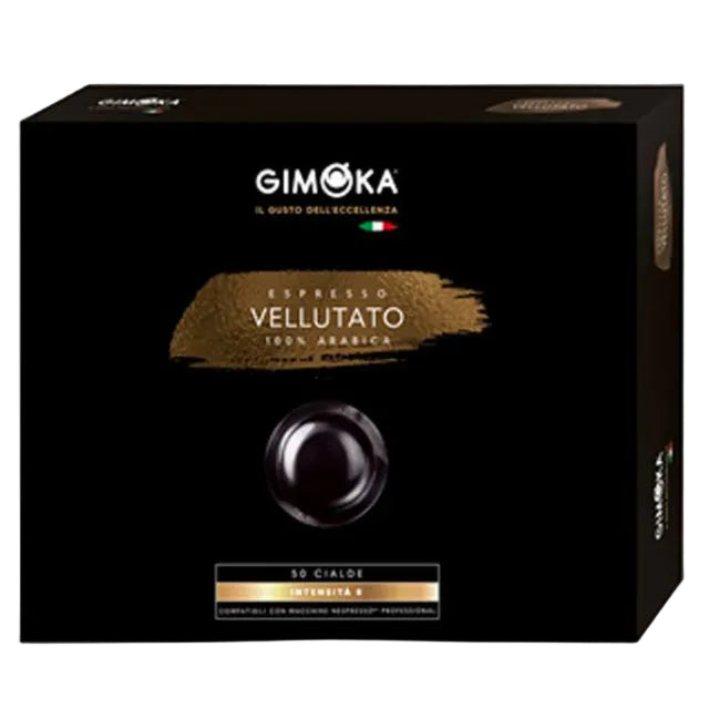 Gimoka Espresso Vellutato Nespresso Pro 50 pods smooth velvety professional coffee capsules balanced espresso