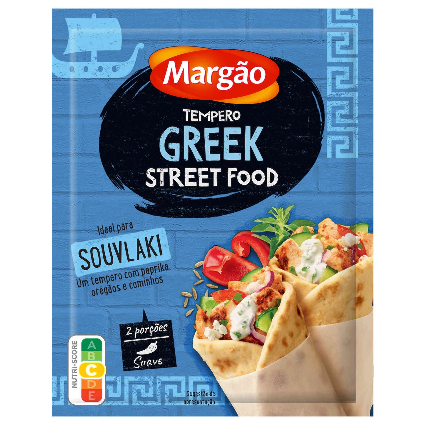 Greek street food spice 15 g Margão Mediterranean seasoning blend Spice Mixes and Seasonings