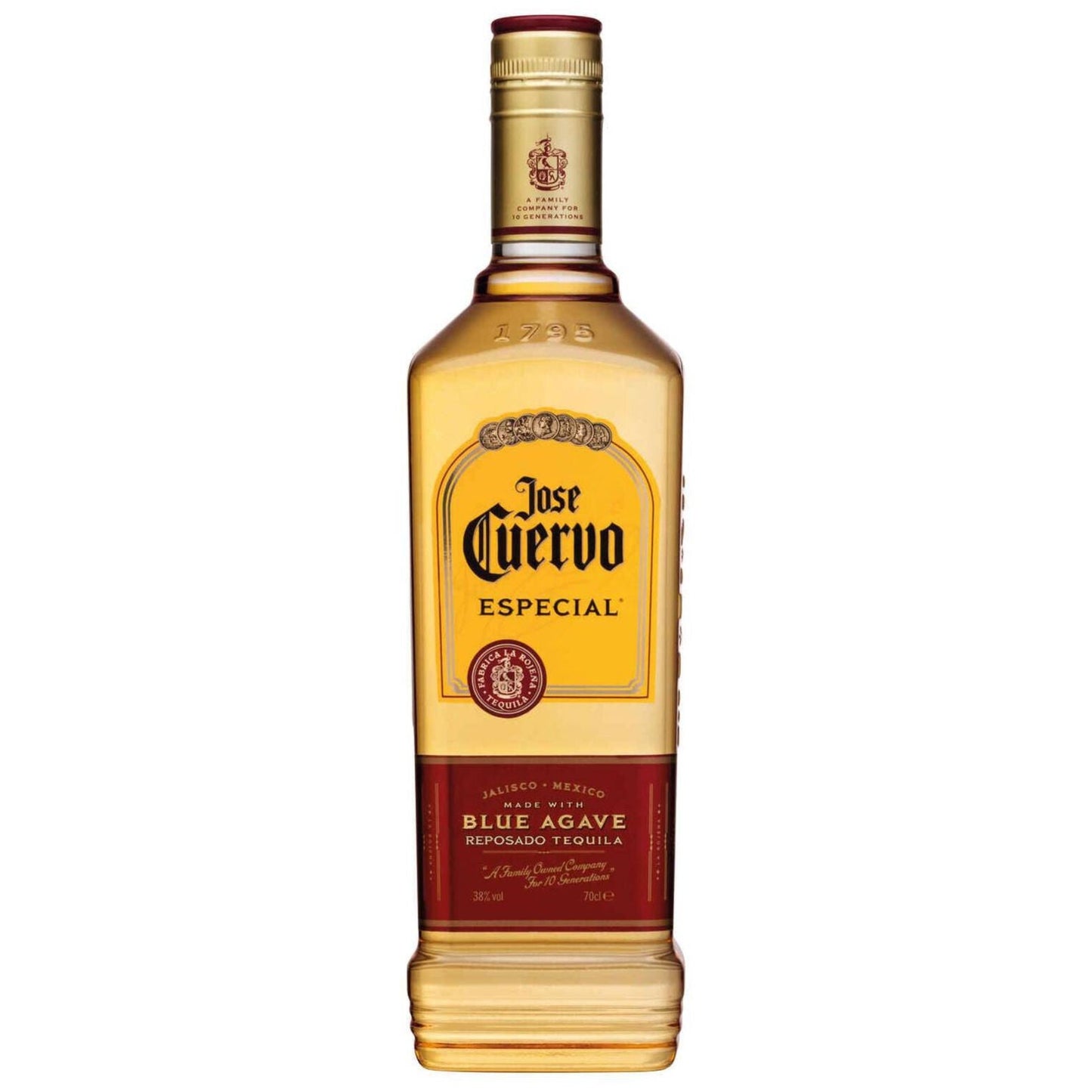 José Cuervo Especial Reposado Tequila 700ml 38% ABV golden oak-rested Mexican tequila bottle