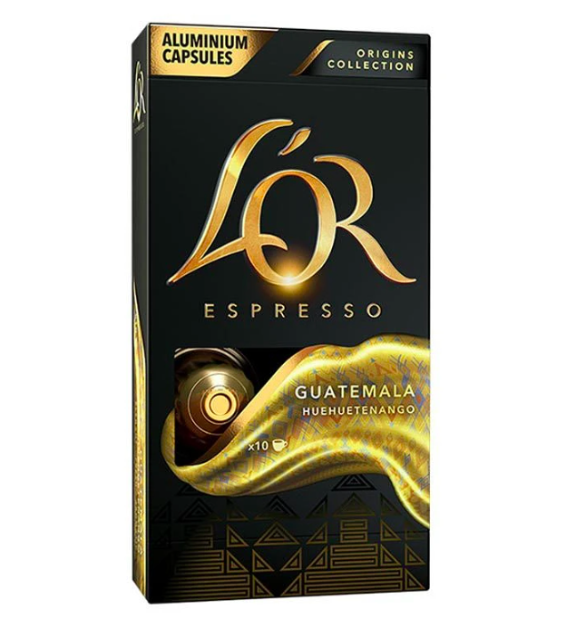 LOR Guatemala Nespresso capsules 10 caps single origin coffee pods Guatemalan espresso smooth balanced premium coffee