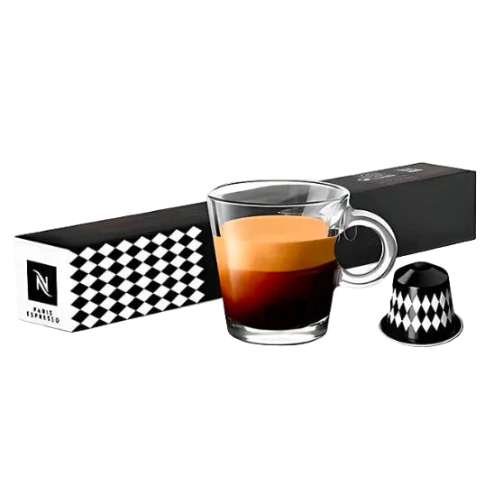 Nespresso Paris espresso capsules 10 caps smooth intense coffee pods classic French style espresso premium coffee