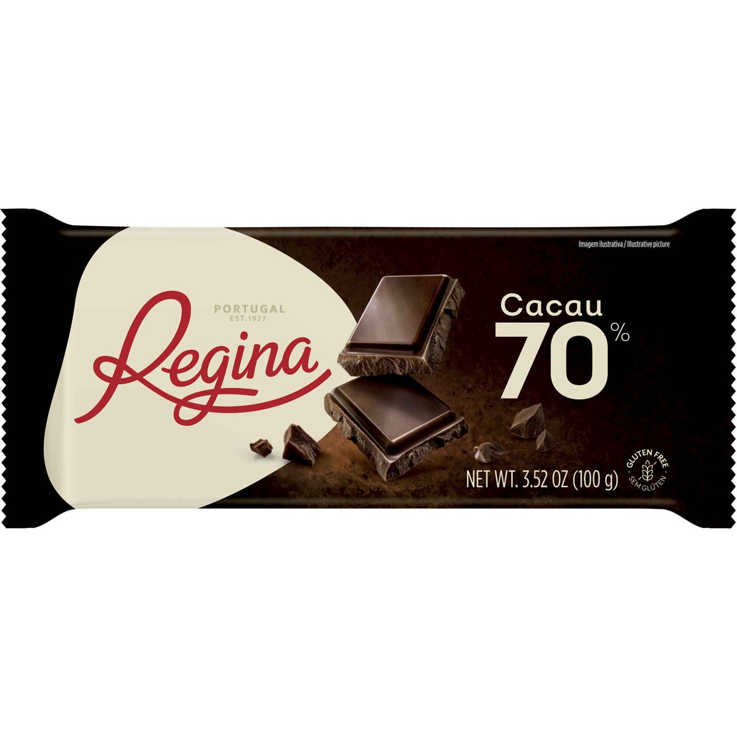 Regina 70 percent cocoa dark chocolate tablet gluten free Chocolate Tablets and Slabs