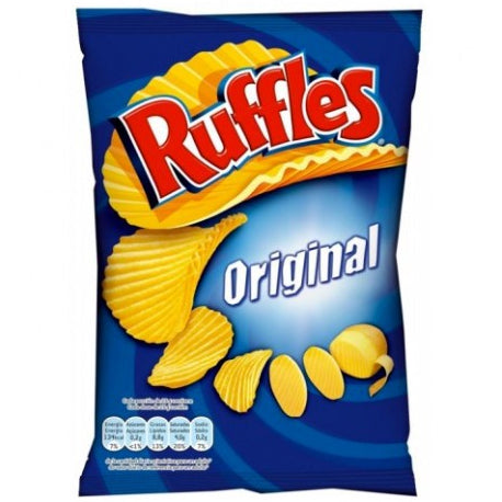 Ruffles Classic Chips 45g Golden Ridged Potato Crisps Chips and Pop Corn South African Products