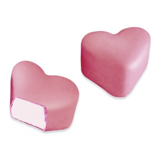 Strawberry marshmallows hearts per 10 soft fluffy marshmallow candy strawberry flavour heart shaped sweets party candy festive South African Products