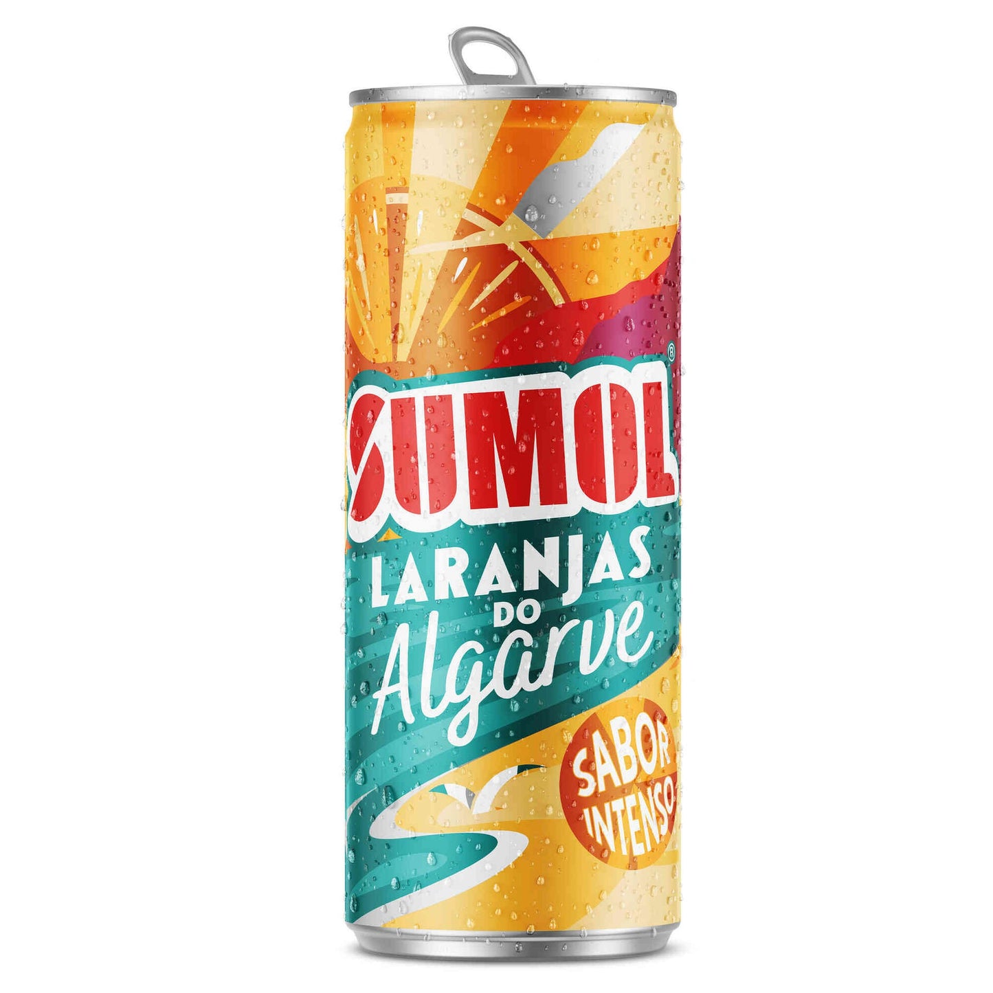 Sumol Orange Carbonated Soft Drink 330ml fizzy citrus soda can