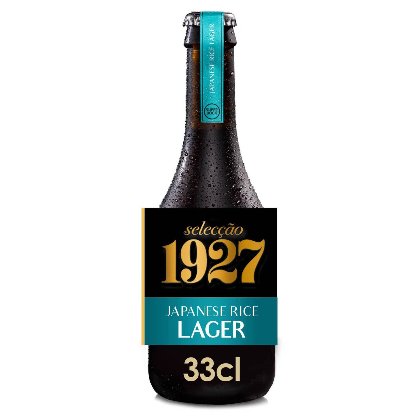 Super Bock 1927 Japanese Rice Lager 330ml 5.2 percent ABV Portuguese craft beer rice lager glass bottle Beer Craft and Premium