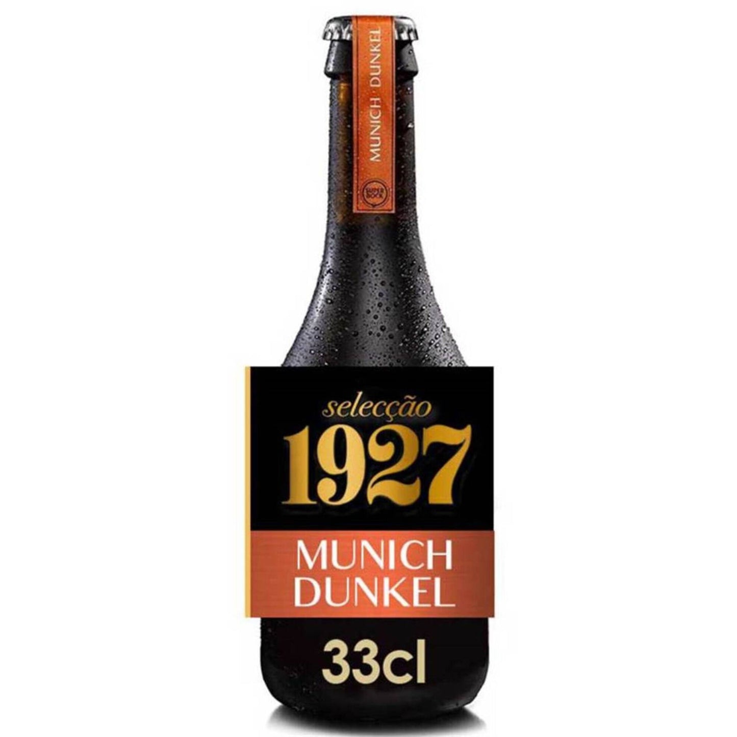 Super Bock 1927 Munich Dunkel 330ml 6 percent ABV dark lager Portuguese craft beer glass bottle Beer Craft and Premium